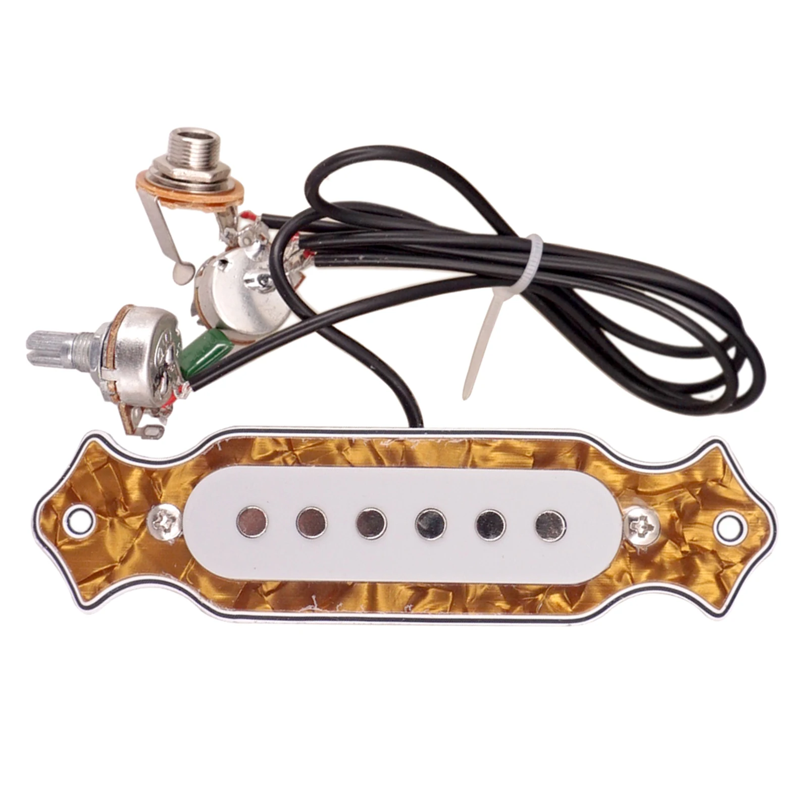 Gitara akustyczna Sound Hole Pickup czujnik magnetyczny do 38 "/39"/40 "/41" akcesoria do gitar akustycznych