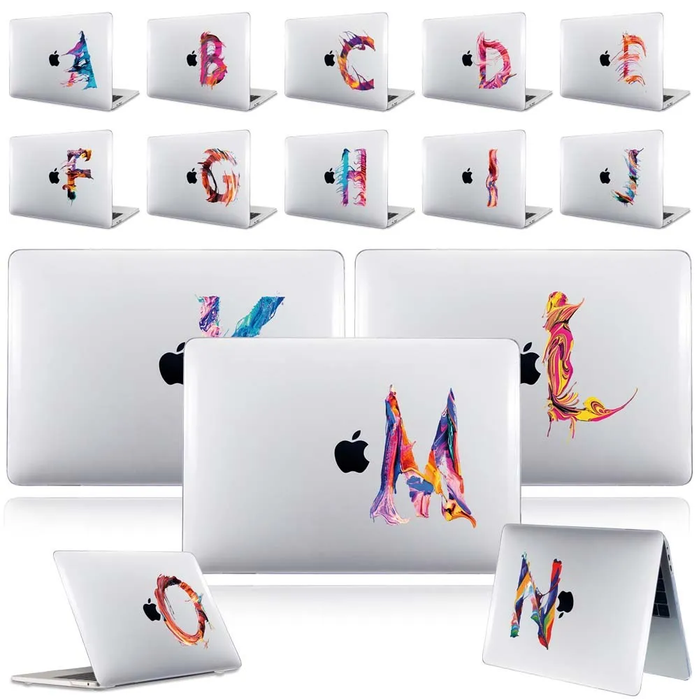 Для Apple MACBOOK Air 11 &quot13&quot/ New 13 &quot(Touch ID) 2018 2020 напечатанный 26 исходных букв Жесткий