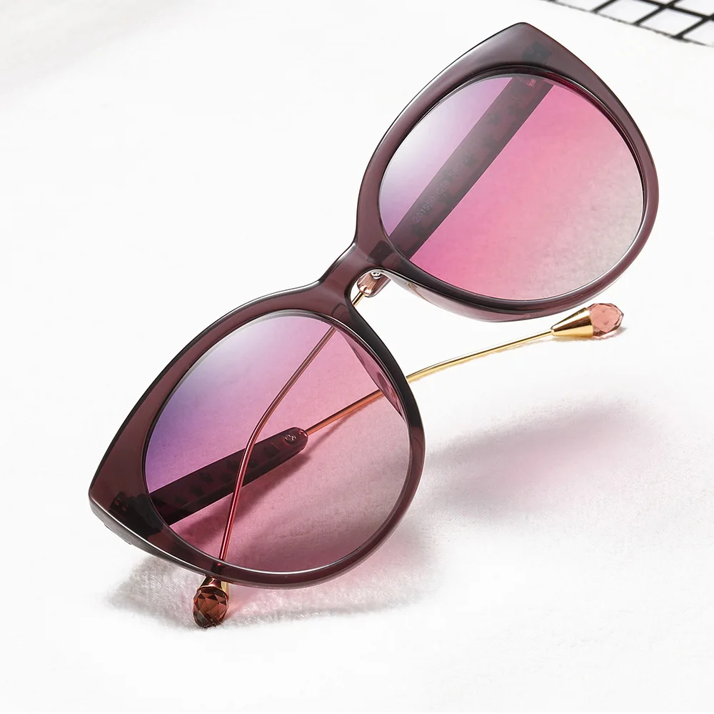 Женские поляризованные зеркальные металлические солнцезащитные очки UV400 черный серый розовый синий RFT201950N