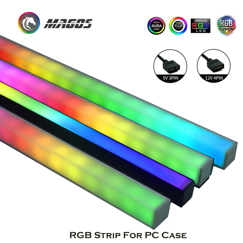 Symphony PC RGB Lighting Strip  Chassis Magnetic D-RGB Strip 40CM Pollution Atmosphere 5V ASUS AURA SYNC