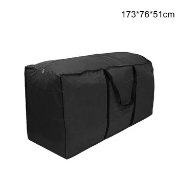 

Washable Outdoor Garden Chaise Organizer Patio Solid Furniture Cover Anti UV Christmas Tree Zipper Storage Bag Foldable