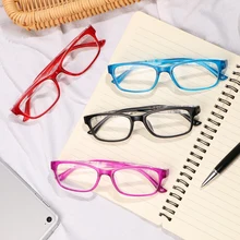 Модные ультралегкие очки для чтения, прозрачные линзы из смолы, очки для дальнозоркости+ 1,0~+ 4,0, диоптрийные очки, очки с пружинными шарнирами
