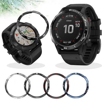 

Anti Scratch Protection Ring For Garmin Fenix 5X 5Plus/Fenix 6 6Pro 3HR sapphire Watch Dial Bezel Ring Styling Case metal Cover