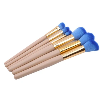 

6Pcs Cosmetic Blend Tools New Professional Makeup Brushes Powder Foundation Eye Shadow Face Blush Brush Maquiagem