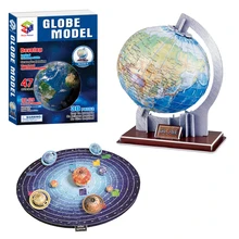 Puzzle 3d Globe modèle carte du monde, Puzzle pour adultes, jeux éducatifs, jouets pour enfants, Globe et planète, cadeau d'anniversaire pour enfants
