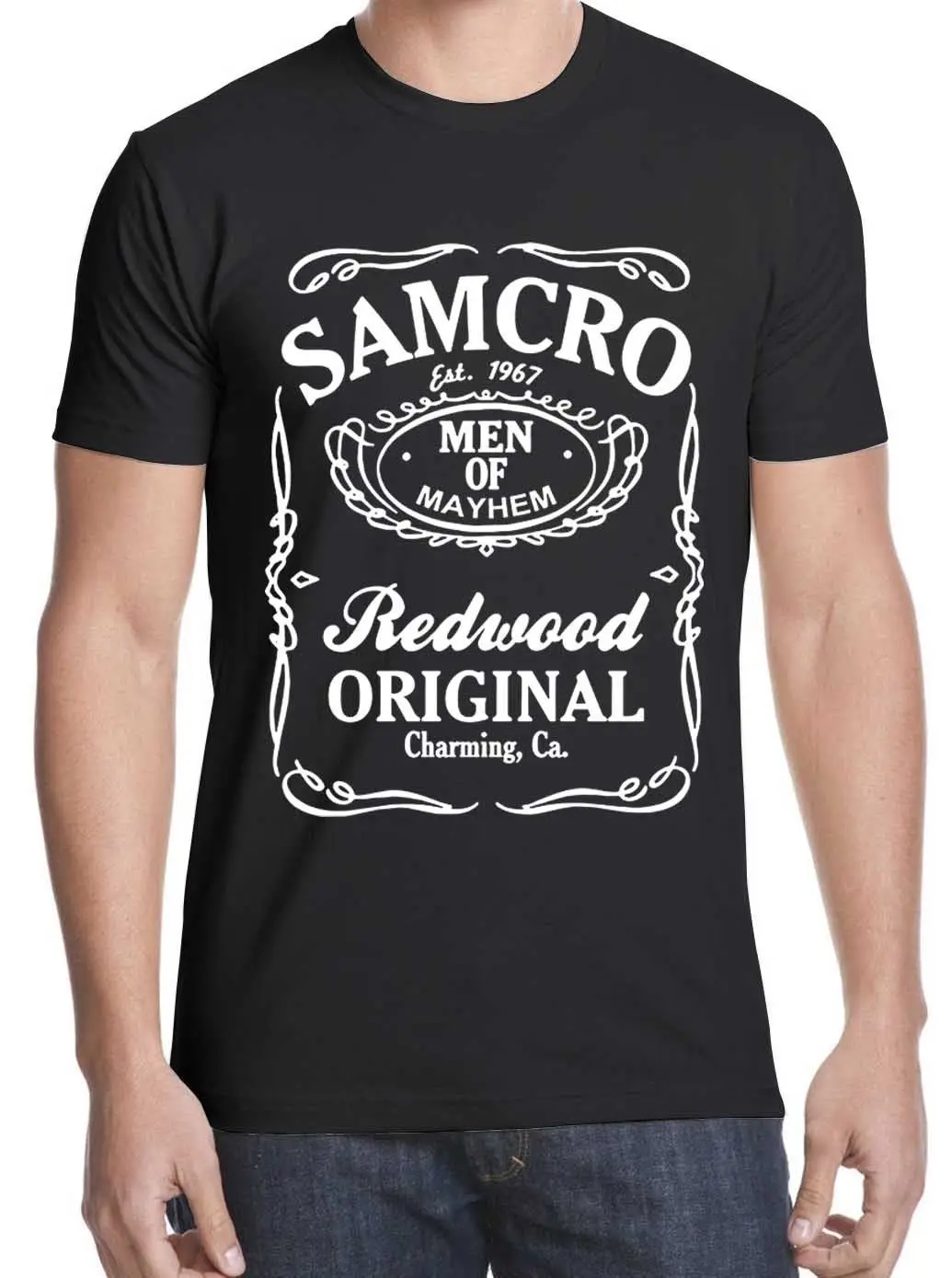 2019 New Hot Sale T-shirt Motorcycle SAMCRO MEN OF MAYHEM TELLER free shipping | Мужская одежда