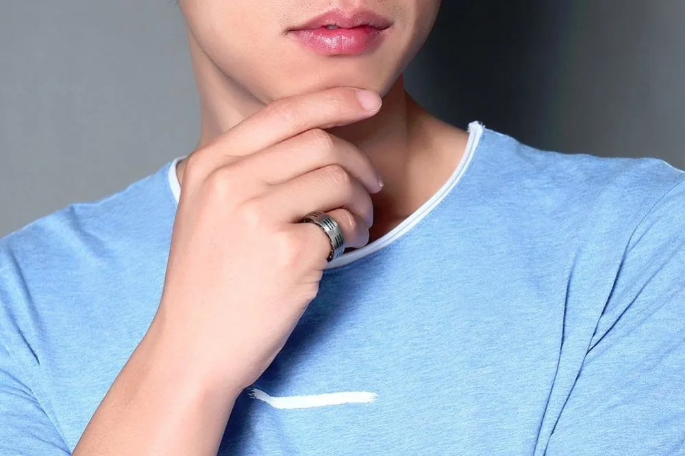 Mens Rings Stainless Steel Creative Chinese Style Taoist Tai Chi Bagua Symbol Ring Men Fashion Jewelry  Accessories Anel Aneis Masculinos 11