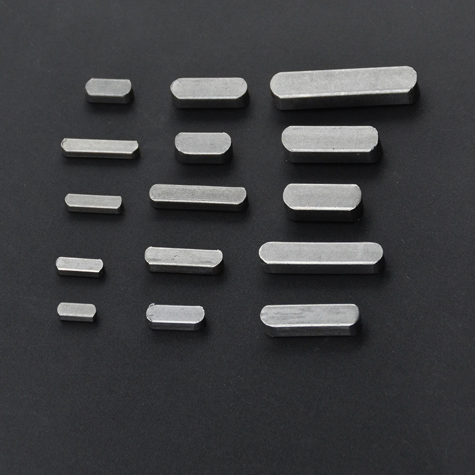 Drive Shaft Flat Keys 175-Piece Square Rectangular Key Set - M3 M4 M5 ...
