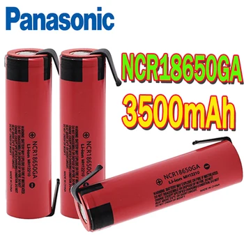 

Panasonic original NCR 18650GA 30A discharge 3.7V 3500mAh 18650 rechargeable battery toy flashlight lithium battery + nickel