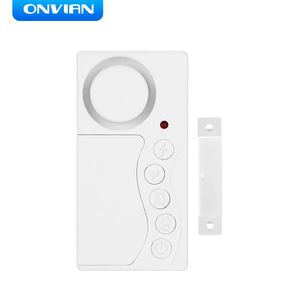 Onvian Door Opening Sensor Wireless Time Delay Door Alarm Door Sensor Door and Window Security Alarm Home Security Fast Delivery