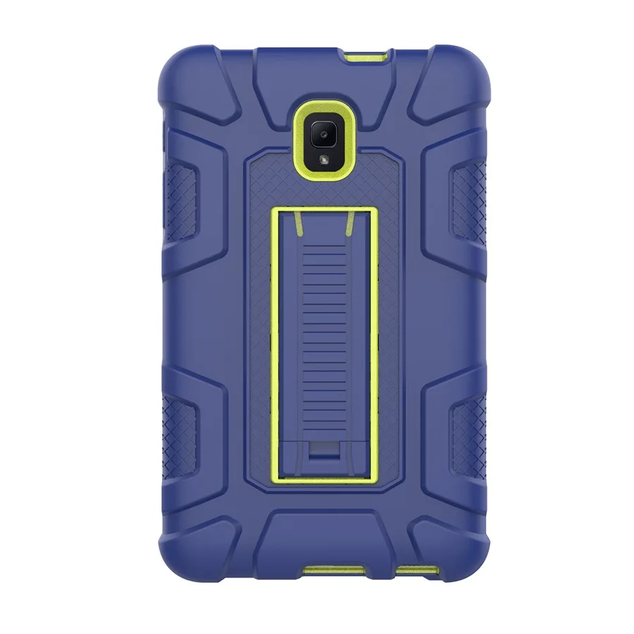 ZLH New Armor Case for Samsung Galaxy Tab A 8.0 T380 T385 SM-T380 SM-T385 Silicon Kid Shockproof Shell tablet case+Film+Pen - Цвет: ZLH