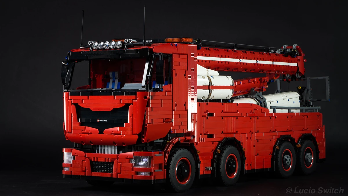 RC power function Technic летучая мышь грузовик внедорожный спасательный кран MOC-8800 строительные блоки игрушка Набор Обучающие Дети подарки на день рождения