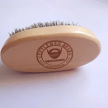 Для мужчин, щетка для бритья, Портативный мини кабан щетка из голландсокого дерева усы средства ухода за бородой выгравированный логотип 8x4 см