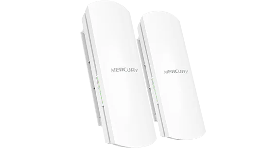 mercury 5GHz wireless bridge set (5km) MWB505 set RJ45 Plug and play outdoor IP55 dustproof and waterproof 11AC 867M PoE/DC