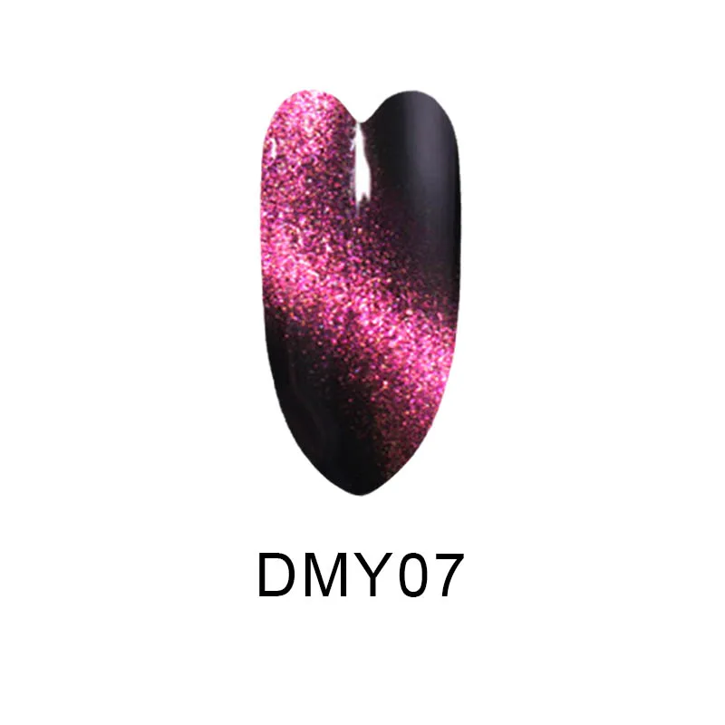 5D кошачий глаз Хамелеон для использования с магнитом Гель-лак для ногтей долговечный Сияющий лазер 5 мл гель для дизайна ногтей замачиваемый УФ светодиодный Гель-лак DIY - Цвет: DMY07
