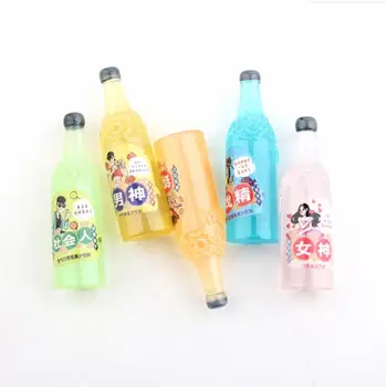 

Kawaii Mini Soda Drink Bottle Pretend Play Food Toy Kitchen winebottle Doll house children's toy accessories
