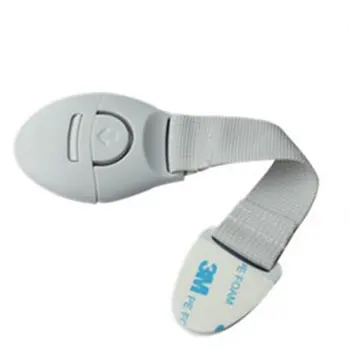 

Hot! 1 pc Drawer Door Cabinet Cupboard Toilet Safety Locks Baby Kids Safety Care Plastic Locks Straps for Infant Baby Protection