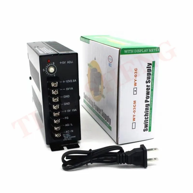 WY-03C 5V15A/12V 2.5A/-5V 1A weiya переключатель для игровых автоматов блок питания для аркадных игровых автоматов