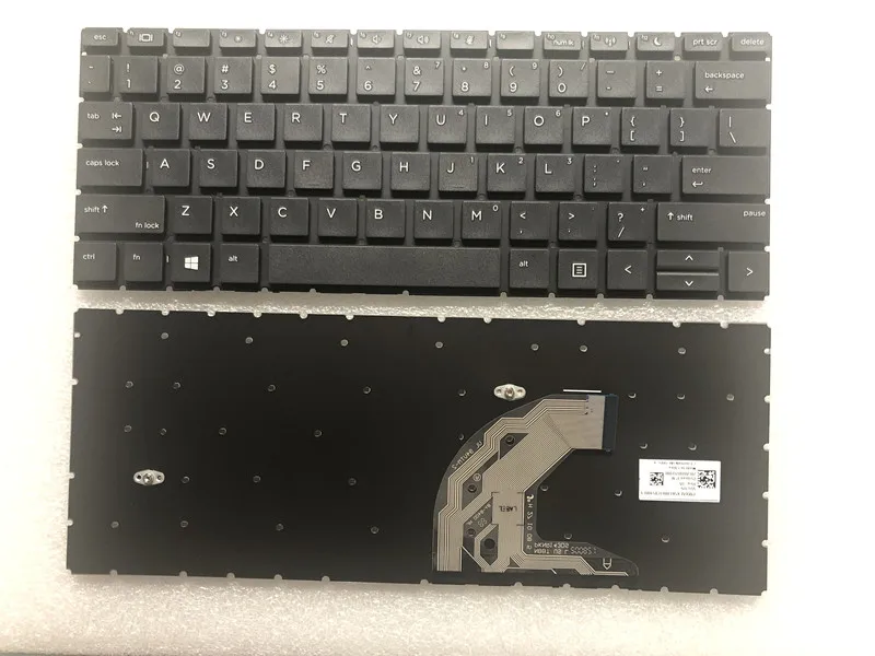Novità Per Hp Probook 430 G6 435 G6 Series Tastiera Per Laptop Us Nero Senza Retroilluminazione