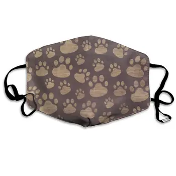 

Paw Prints Art print Dustproof and windproof mask, washable and reusable, suitable for outdoor sports