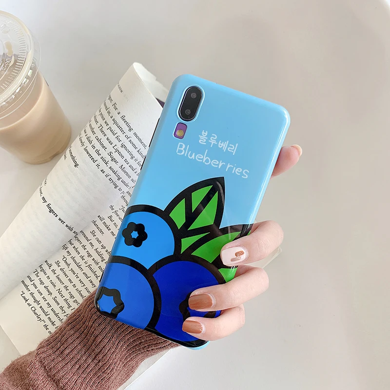 Чехлы для телефонов huawei P30 P20 Pro mate 20 Pro глянцевый фрукты IMD мягкий чехол для Honor 10 20Pro Nova 3 3i 4 5Pro задняя крышка fundas capa