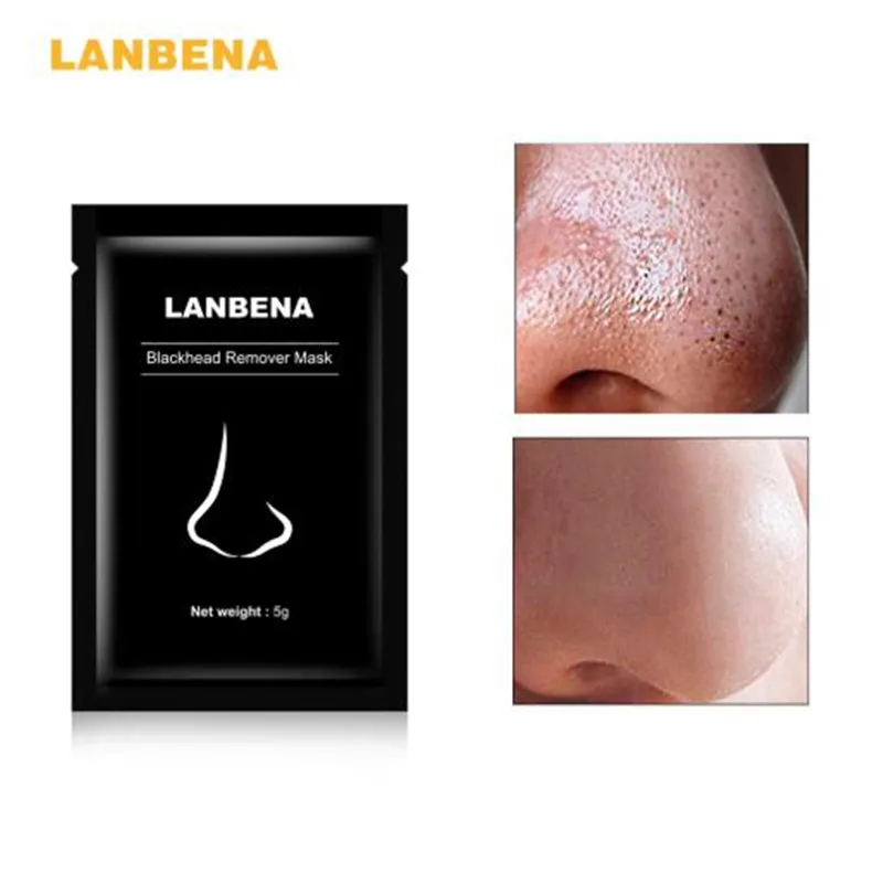 LANBENA черная маска для лица, для удаления черных головок, маска для лица, для удаления черных точек и акне, для глубокой очистки, Усадочные поры кожи, уход