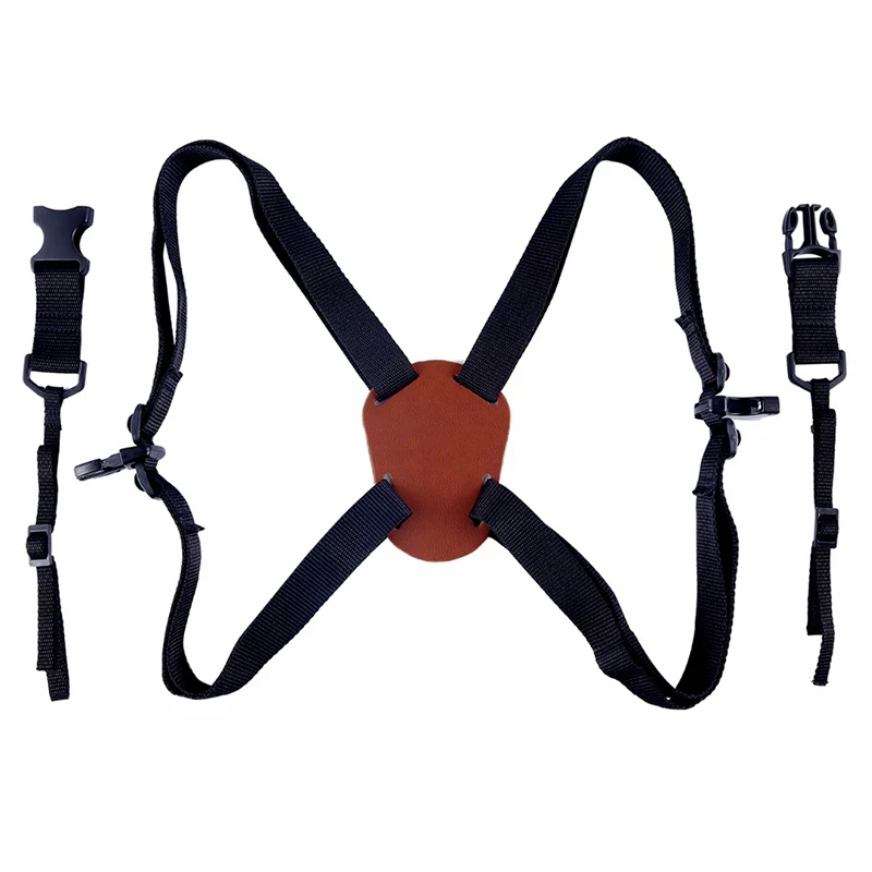 X-Shaped Harness Strap Adjustable Durable Stable Safe Binocular Shoulder Strap Elastic Outdoor Travel Practical Binocular Brace