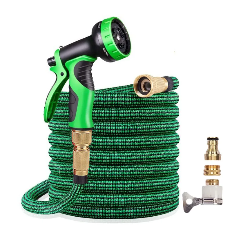 Expandable Spray-Gun Watering Garden-Hose Magic High-Pressure Flexible Plastic Pipe Car-Wash