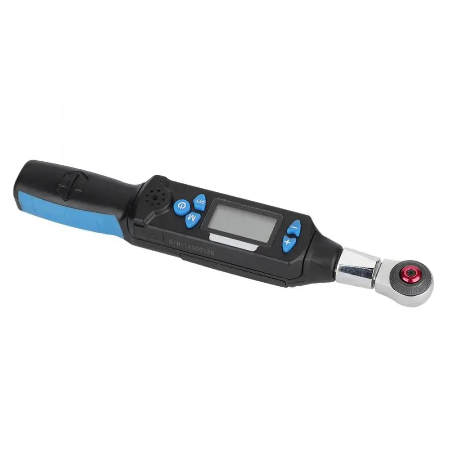 Professional Digital Torsion Wrench High Accuracy 10 Groups With Ratchet Head 1.5-30NM 9x12mm Ratchet Wrench Hand Tool