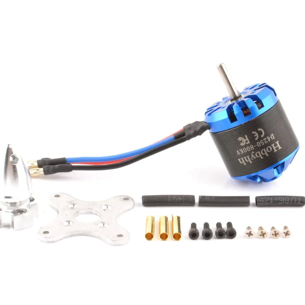 4250 800kv Brushless Motor Power 1250W With 4.0mm Banana Head For RC Remote Controlled Aircraft | Игрушки и хобби