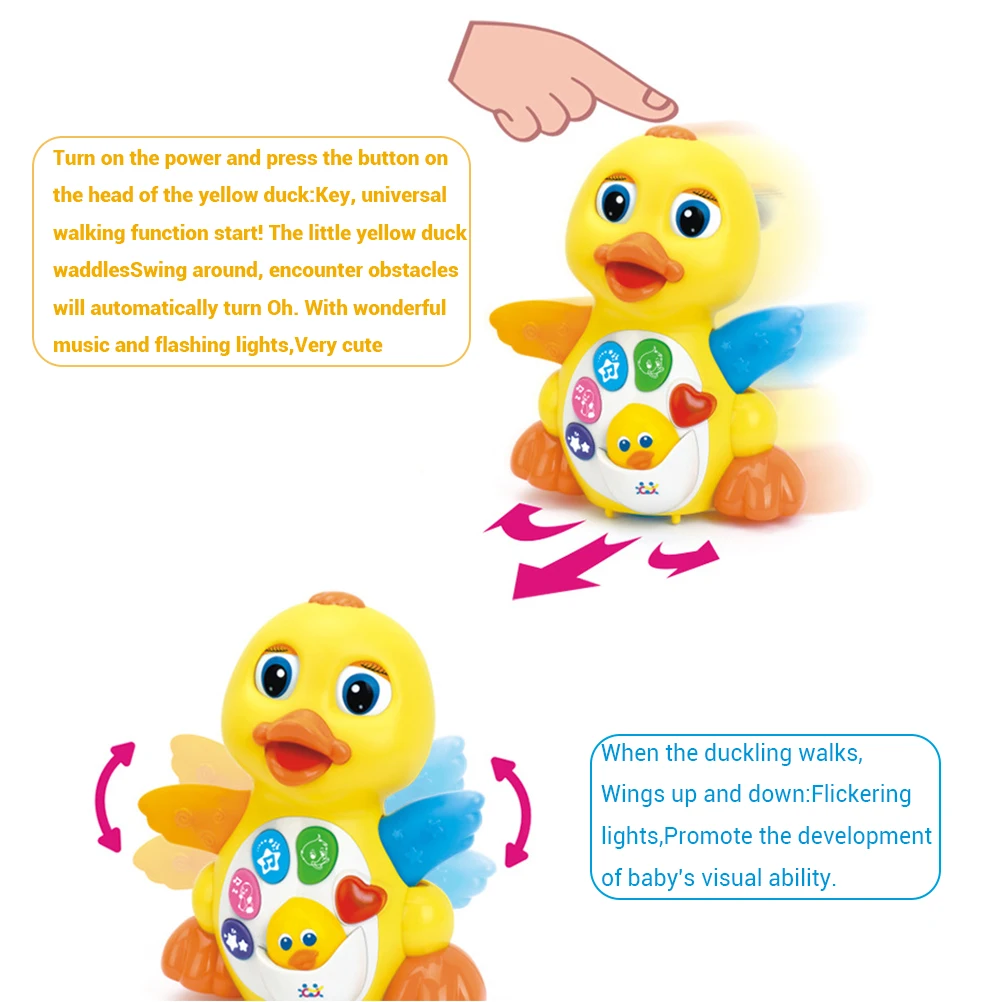 Baby Dancing Walking Music Yellow Duck Toy Interactive Early Education Puzzle Intelligence Development Toy Children Gifts#20