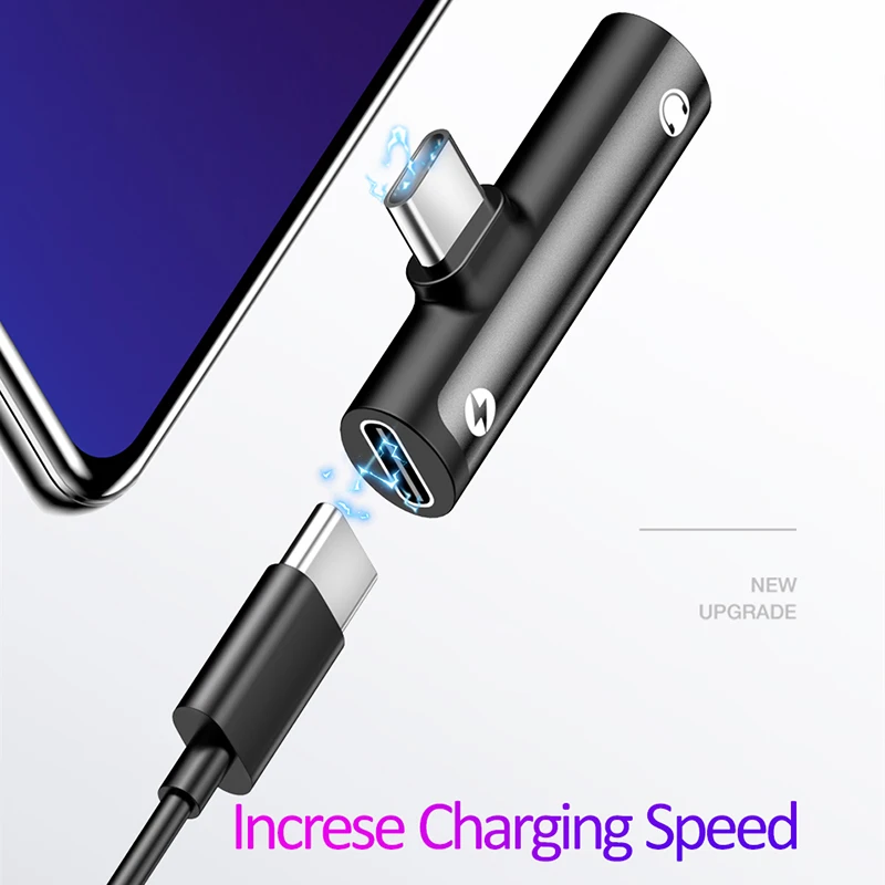 2 в 1 usb type C до 3,5 мм разъем для наушников адаптер для huawei P30 Pro mate 20 Pro Xiaomi Mi 8 Oppo аудионаушники с кабелем Зарядное устройство