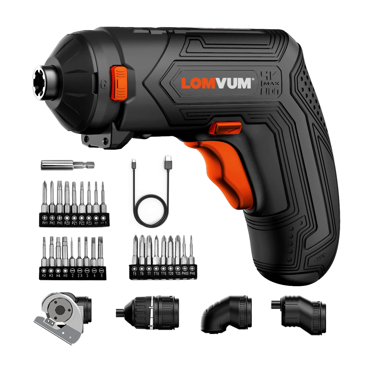 USB Rechargeable Cordless Electric Screwdriver