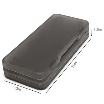 

10 pcs a lot 4 in 1 Game Card Storage Case Portable Plastic Case Shock proof Hard Shell Protective Storage Box for Switch