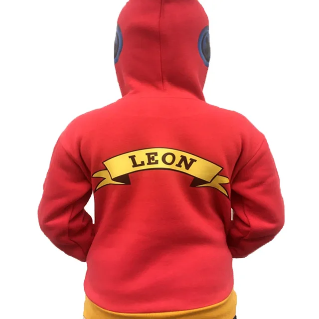 Leon Criancas Hoodie Roupas De Inverno Brawls Estrelas Pulover Com Capuz Moletom Meninos Jogo Quente Estrela Leon Cosplay Casaco Roupas De La Topos Stuffed Plush Animais Aliexpress - blusa de frio do leon brawl stars