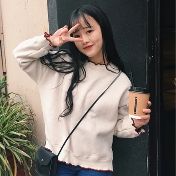 

Autumn Winter Knitted Fashion Sweaters For Women Long Sleeve Sweater Jumper Side Slit Lady Sweater Pullovers