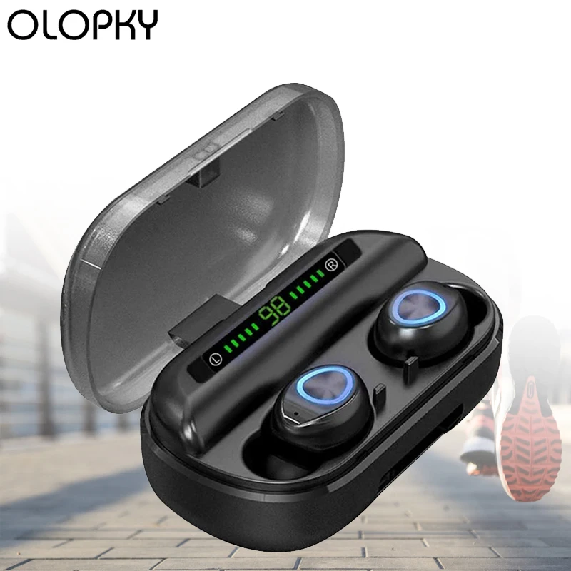 

Original V12 Bluetooth 5.0 Headset True Wireless Headphones TWS in-Ear Earbuds IPX7 Waterproof Earphones HiFi For Sports Running