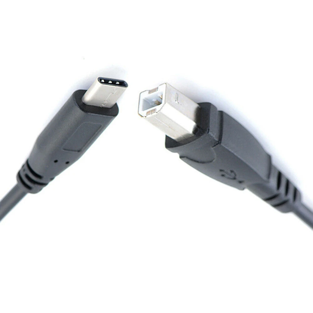 1 м USB-C type-C штекер USB B-type Мужской кабель для передачи данных Кабель-адаптер Разъем предназначен для износостойкости