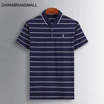 

Men Plus Fat Plus Size Short Sleeve Male Middle Age Fat Man Business Leisure Lapel Short Sleeve T Shirt