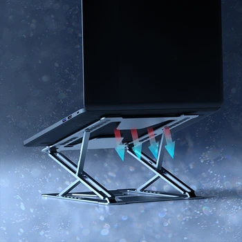 

Laptop Accessories Table Raise Aluminum Stand Foldable For Macbook 12 Pro Air Notebook Tablet Holder Standing Desk Chromebook
