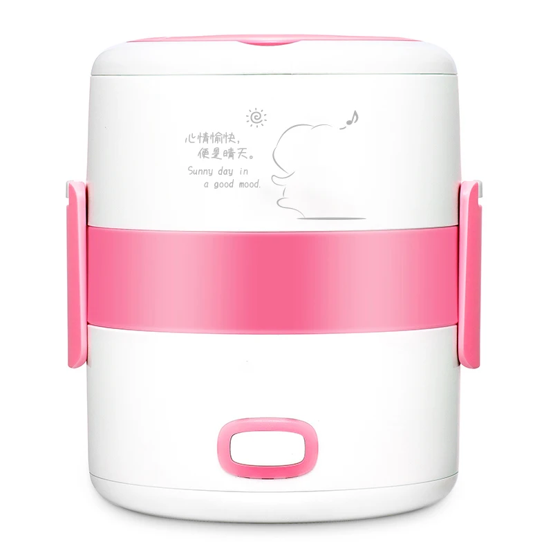 

220V Electric Lunch Box Portable Rice Cooker mini Heated Lunchbox multi Multi-steaming method kitchen Cooking stainless steel