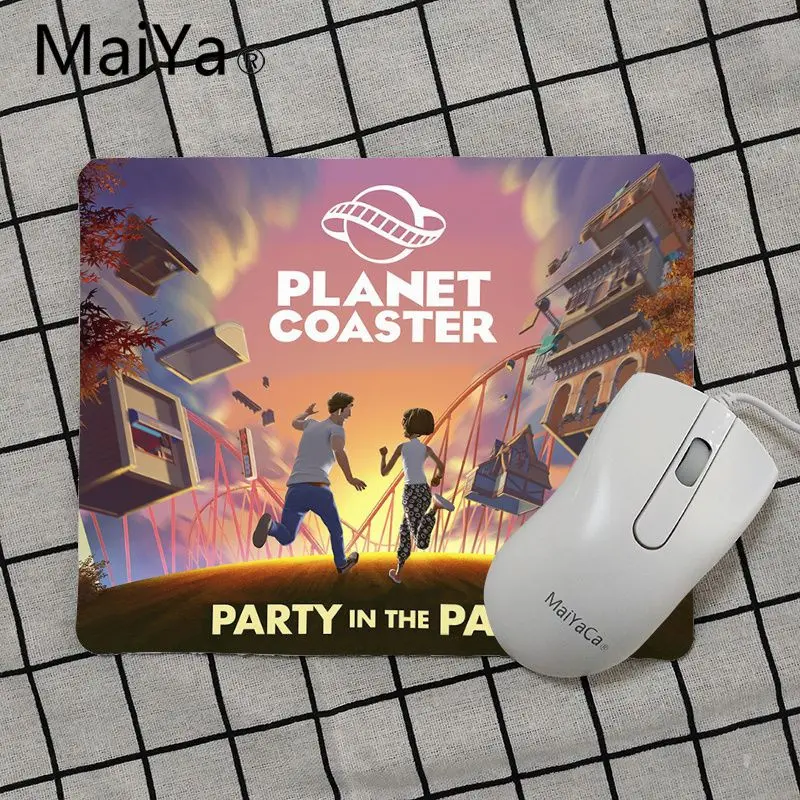No Lock Edge18x22cm Maiya высокое качество Planet Coaster компьютерные игровые коврики для мыши Лидер продаж подставка под руку мышь - Цвет: No Lock Edge18x22cm