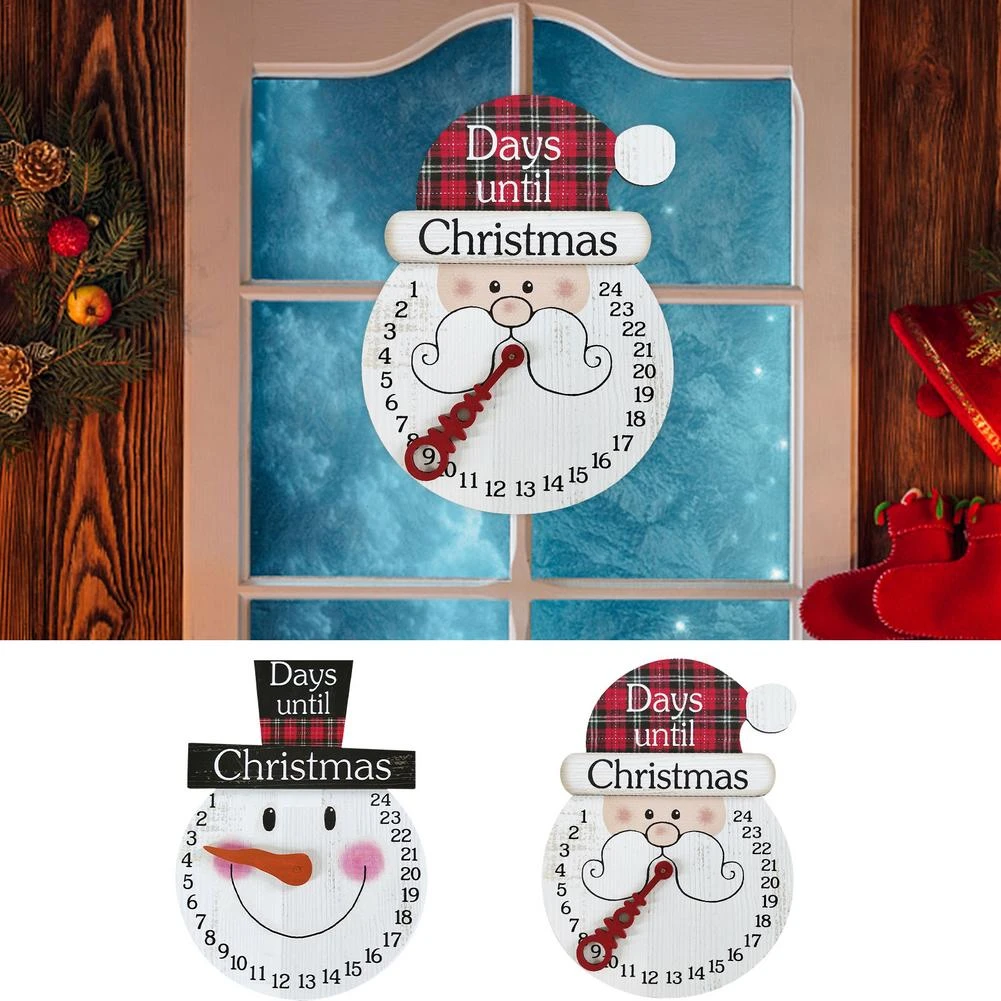 Christmas Cookie Countdown 2022 2022 Happy New Year Wood Christmas Tree Ornament Innovative Diy Wooden  Countdown Calendar Home Decoration Santa Claus Snowman|Advent Calendars| -  Aliexpress