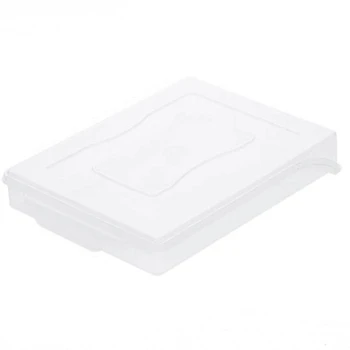 

Household Kitchen Frozen Dumplings Storage Box with Lid Plastic Food Containers Refrigerator Organizer Case Holder