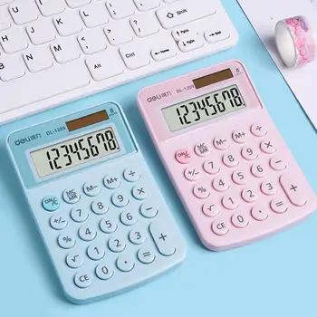 

Portable Digit Calculator Kawaii Mini Calculator Pocket Size 8 Display Cartoon Cute Creative Keychain Calculator Office Supplies