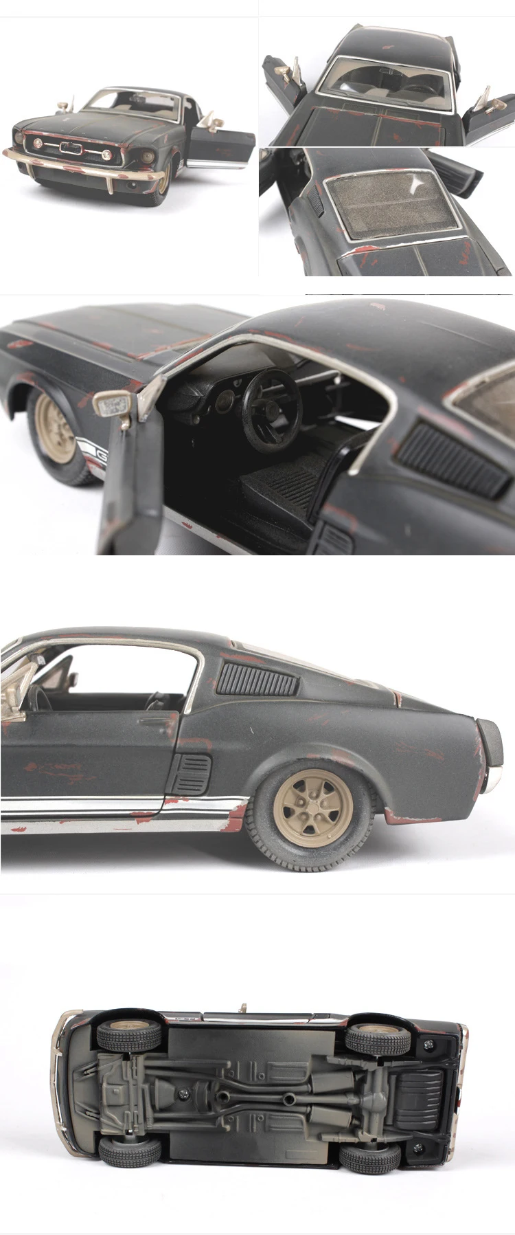 1:24 сплав модель автомобиля игрушка 1967 старый Mustang автомобиль игрушка дети игрушки модель автомобиля