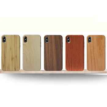 

Natural Wood Wooden Case Luxury Hard PC Back Protective Cover for iPhone 11 11 Pro Xs Max XR XS X 8 8 Plus 7 7 Plus 6S 6 Plus SE