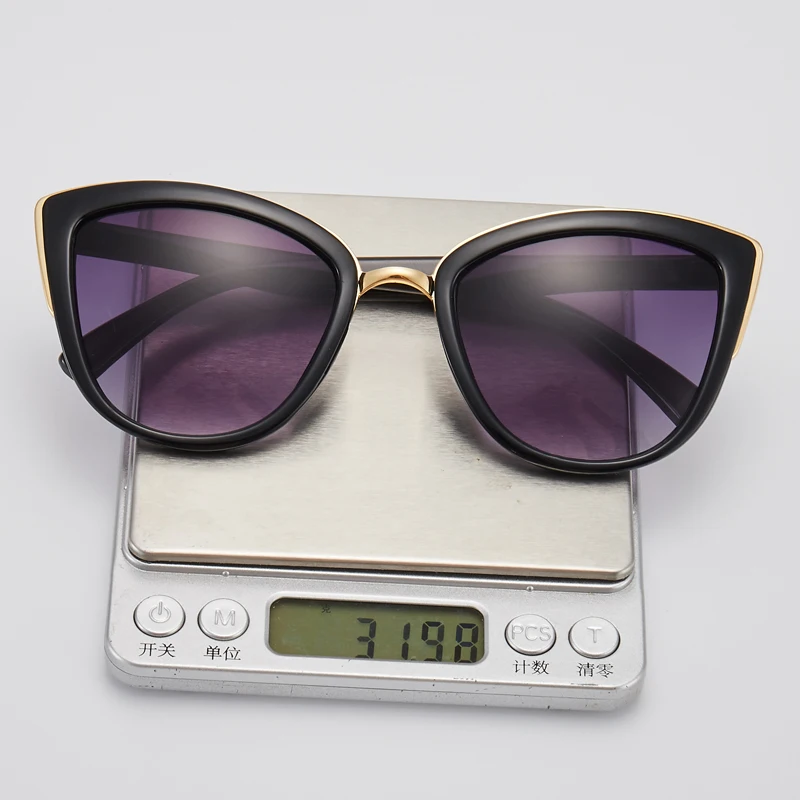 Кошачий глаз женские солнцезащитные очки тени для женщин модные солнцезащитные очки ретро в форме кошачьих глаз солнцезащитные очки без оправы UV400