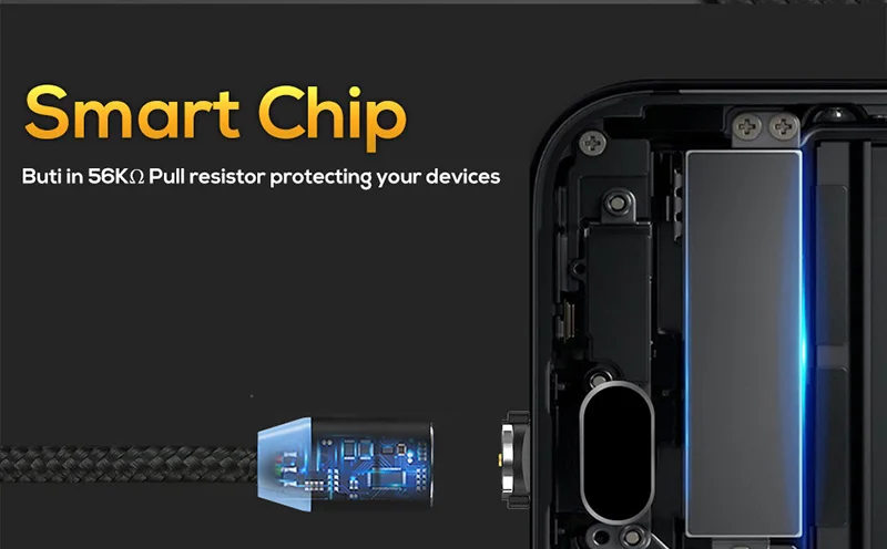 Cafele 2.1A Магнитный usb-кабель для быстрой зарядки iPhone X XS MAX XR 8 7 6s 6 Plus, безопасный зарядный провод USB для передачи данных