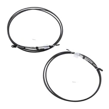 2 шт. Универсальный Дроссельный кабель черный для морской лодки Мотор рычаг управления 19FT